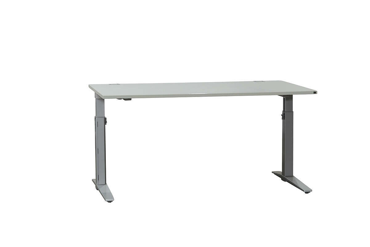 Schreibtisch / König & Neurath 'TALO.S' / Schiebeplatte / grau / 160 x 80 cm