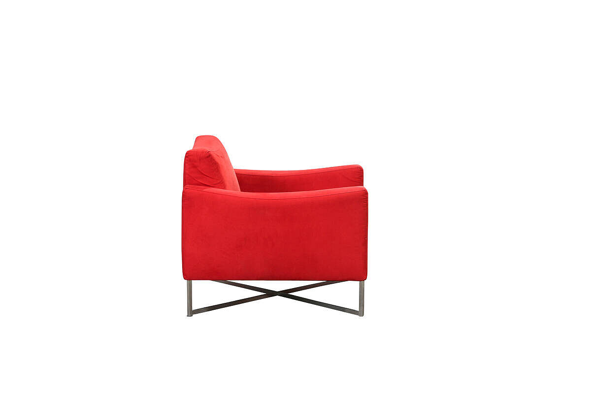 Loungesessel / KFF 'Luis Lounge' / rot / 2238 EUR