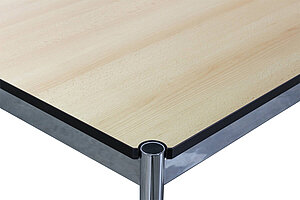 175 x 100 cm Schreibtisch / Besprechungstisch in esche Z2 von USM Haller