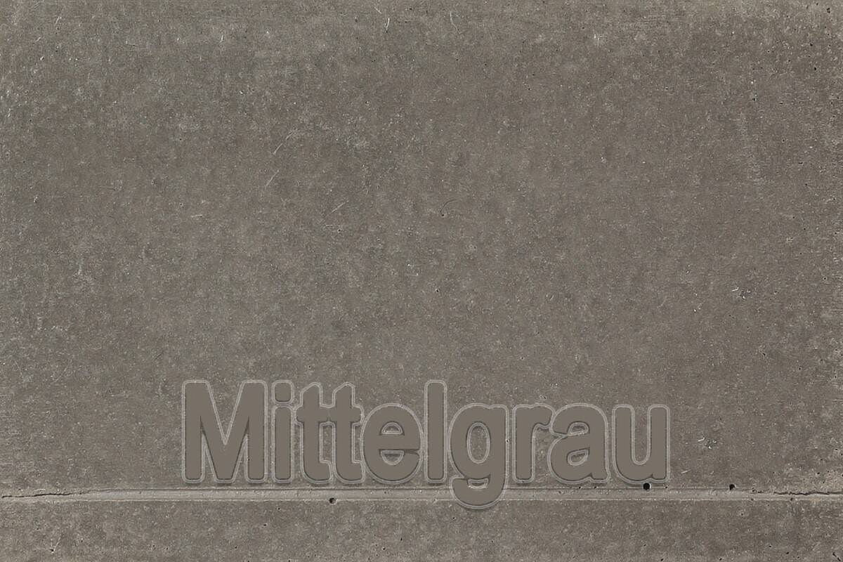 Beton-Blumenkübel 'Triptik' in der Ausführung 'Triptik 2' in mittelgrau - Design: Sacha Lakic