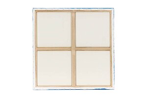 Gemälde 'Kontinente', 80 x 80 cm