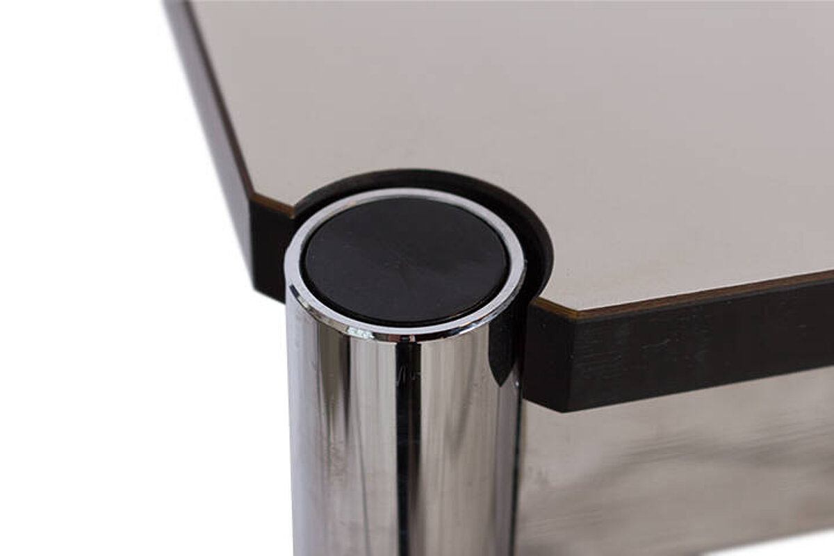 125 x 75 cm Schreibtisch / Besprechungstisch in perlgrau Z3 von USM Haller