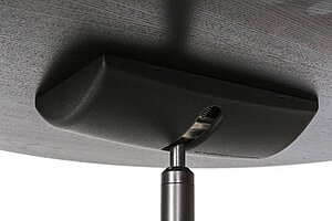 Stehpult / Rednerpult / officeplus 'Rolls' / esche schwarz