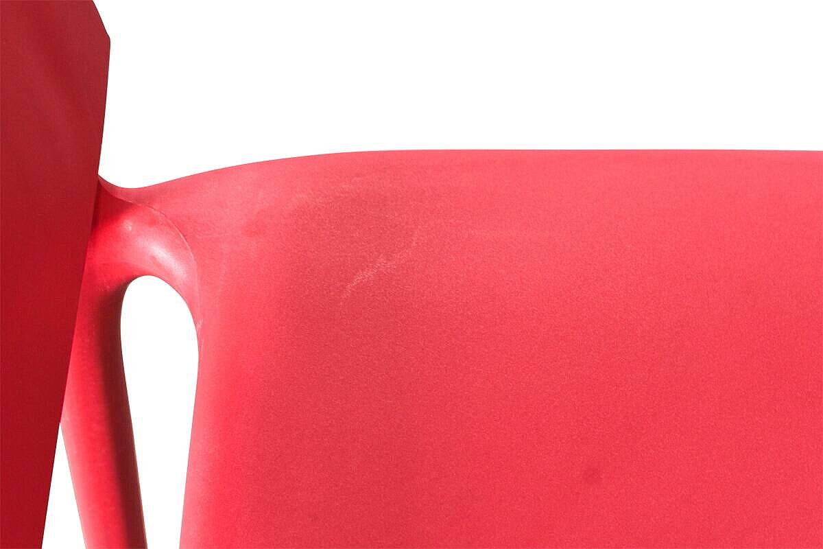 Besucherstuhl / Sessel / VONDOM 'Africa' / rot / stapelbar / In-/Outdoor