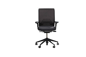 Bürodrehstuhl / vitra 'ID Mesh' / Netzrücken / Asphalt
