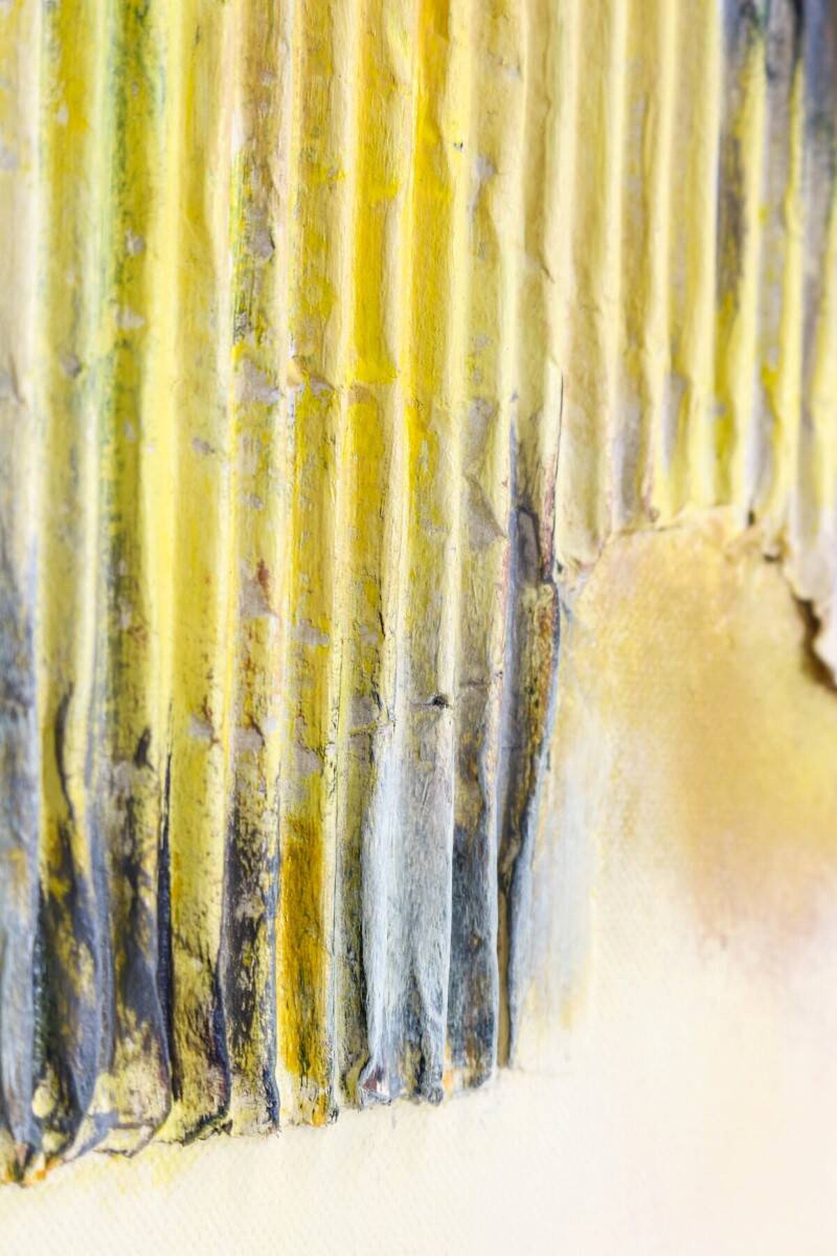Acrylgemälde 'Licht' von Ulrike Strastil von Strassenheim, 120 x 40 cm