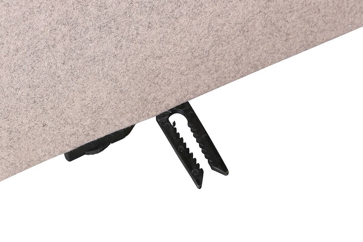 Loungesofa / König & Neurath 'NET.WORK.PLACE' / 2-Sitzer trkis / Trennwände hellbraun